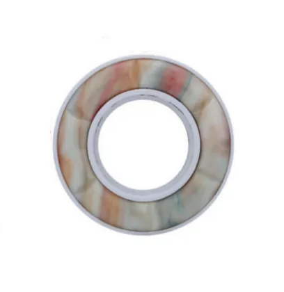 Oriental Jasper Jade-Like Round Pattern Curtain Eyelet