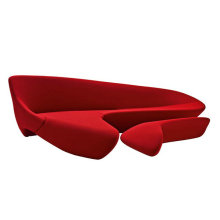 Sofá em forma de lua de móveis para casa de luxo