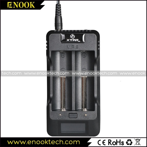 XTAR VP2 USB charger with USB cable