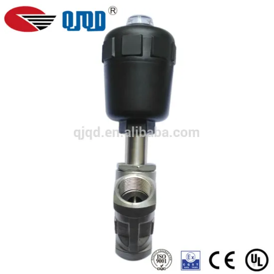 Single Acting PA 16bar Steam Pneumatic Angle Seat Valve