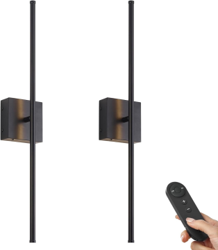 Cordless Rechargeable LED Wall Lights: Dimmable Battery Operated Wall Sconces