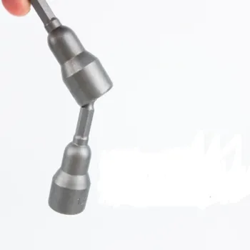 Professional Mechanics Tool Set: 5/16 to 19mm Hex Socket, Strong Magnetic Nut Driver, 8 in 1 MM 9/16" Bolt, Inspection Key, and Drill Bits (5.5mm, 4mm)