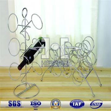 1bottle wall-mounted wire wine rack /metal wine racks/decorative wine racks