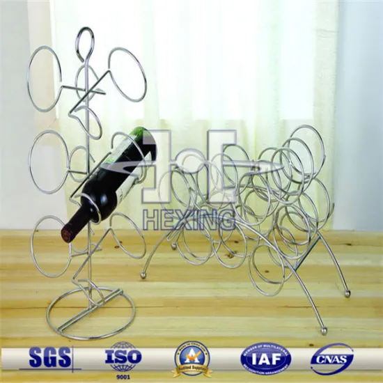 1bottle wall-mounted wire wine rack /metal wine racks/decorative wine racks