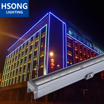 DC24V mặt tiền đèn LED LED Tường tuyến tính DMX