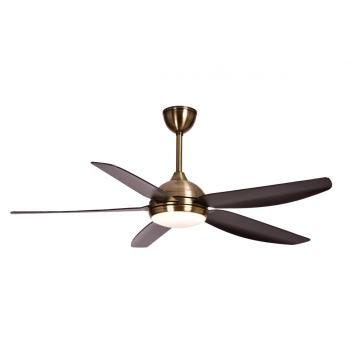 Gold Decorative Ceiling Fan with Light