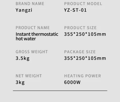 Instant Electric Kitchen Water Heater - Centon Water Heater