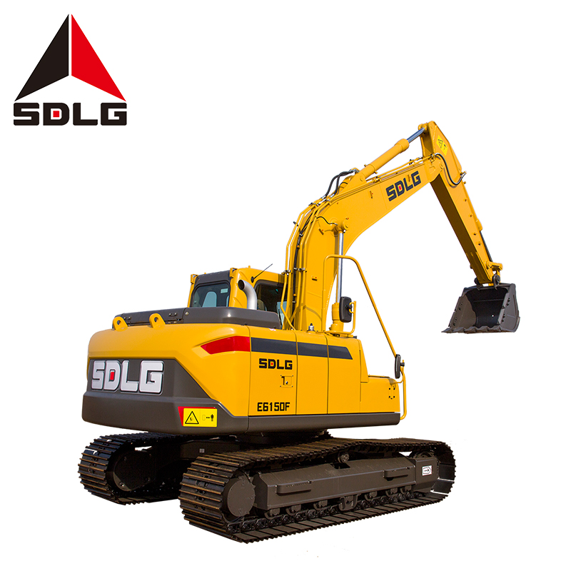 Excavadora SDLG de 15 toneladas para trabajo pesado con cucharón de 0,52 m3