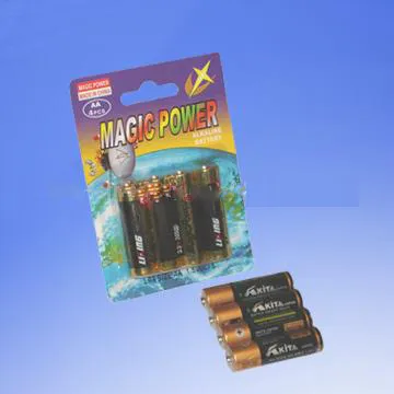 4-Piece Batteries in Blister Card (LR03/LR6)