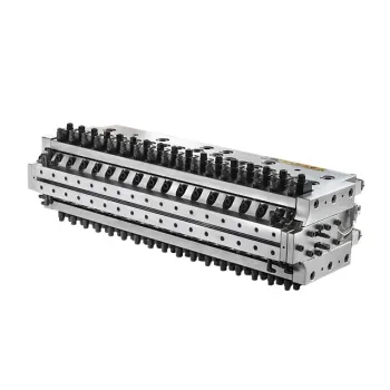 Die Heads and Tools for Foaming Extrusion of PVC Sheets
