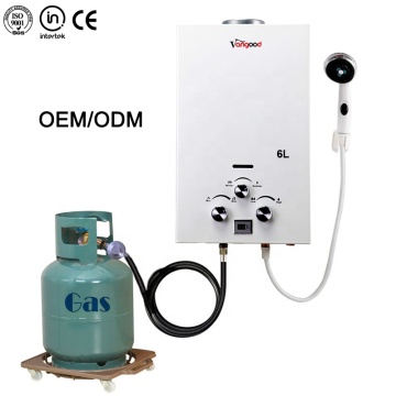Natural Gas Tankless Water Heaters: 6L to 24L Propane and LPG Geysers