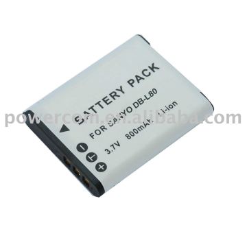 For camera battery DB-L80