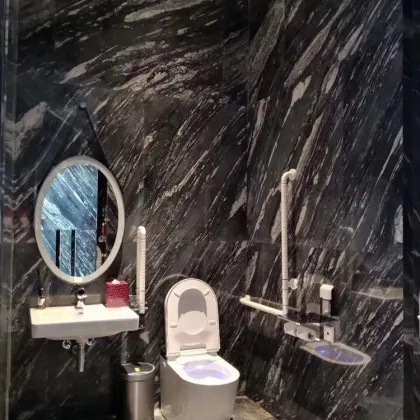 Cosmic Black Granite Slabs: Brazilian Exotic Black Granite for Countertop Sales