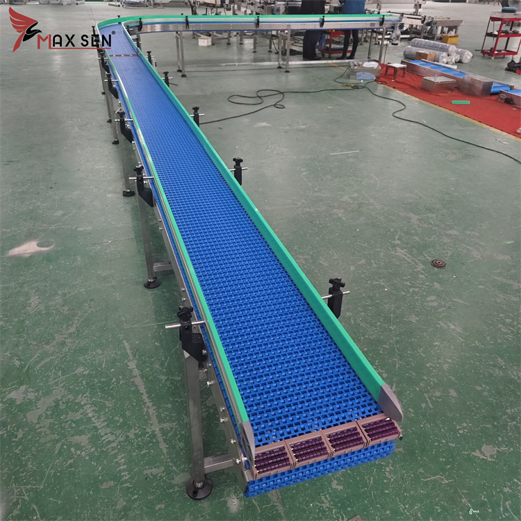 Custom Plastic Modular Belt Conveyor for High-Quality Daily Chemical Production Lines