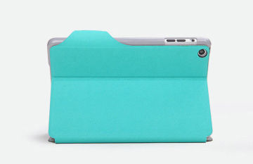 Attractive Pu Leather Case , Full Protection Blue Apple Ipad Mini Protective Covers