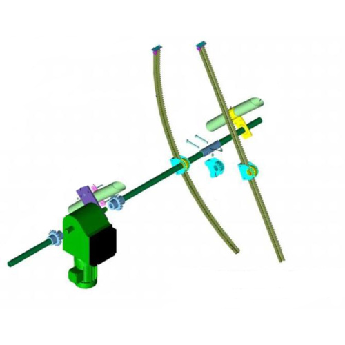 Greenhouse Shading System Pinion And Rack