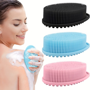 Factory Direct Soft Silicone Bath Brush for Comfortable Massage