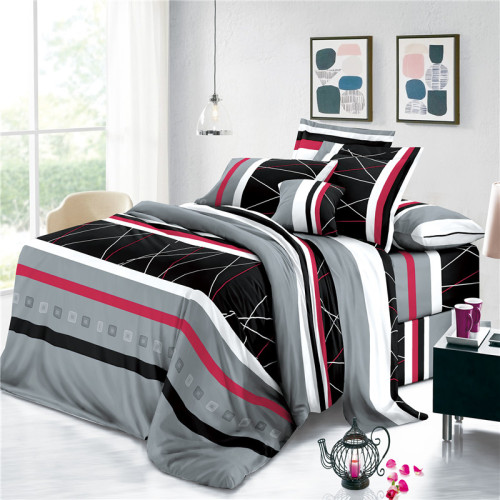 Home Textiles Floral Bedruckte Indoor-Bettwäsche aus Polyester