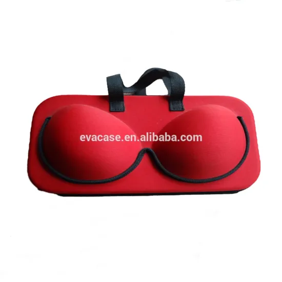 bra case of custom eva bra case with zipper and handle of waterproof eva bra box with customer design and custom logo