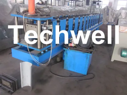 16 Forming Station Rainwater Gutter Roll Forming Machine For Rainwater Gutter