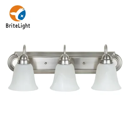 Bathroom Vanity Lamp, 3-Lights Cylinder Wall Sconce for Bathroom Lighting