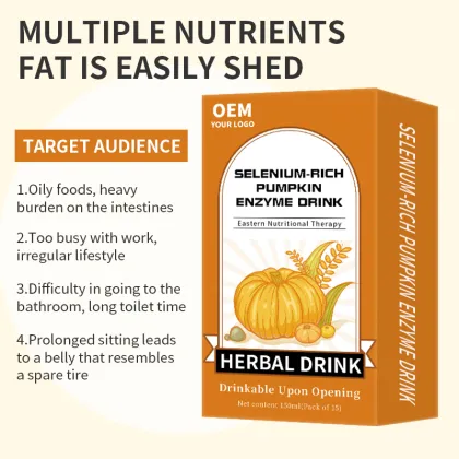 OEM RTS Pumpkin Enzyme Drink for Skin Whitening and Health