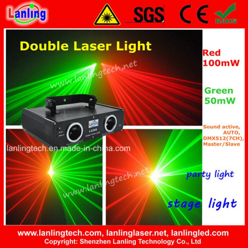 Rg Double Laser Holiday DJ Disco Event Party Lights