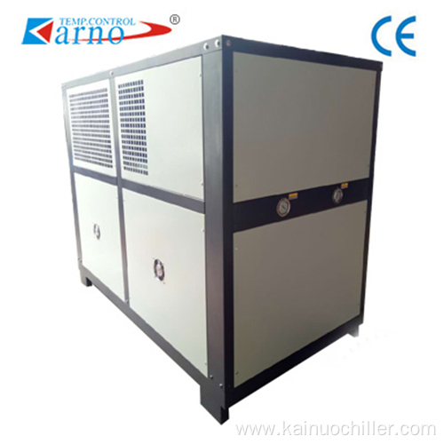 Air cooled modular cooling and heating unit