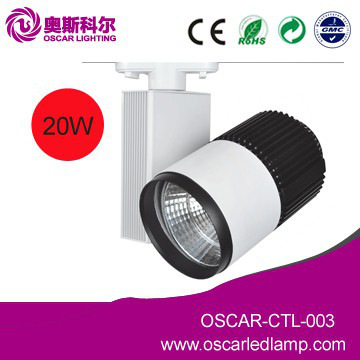 COB 20W LEDS White Round LED Track Lighting