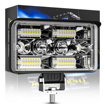 4 Inch LED Spotlight - White and Yellow Dual Color Vehicle Auxiliary Lighting