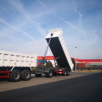 Remorque complète à 3 essieux 60T pour camion à benne basculante