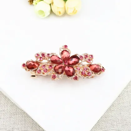 DOMOHO Korean Version Crystal Diamond Hairpin