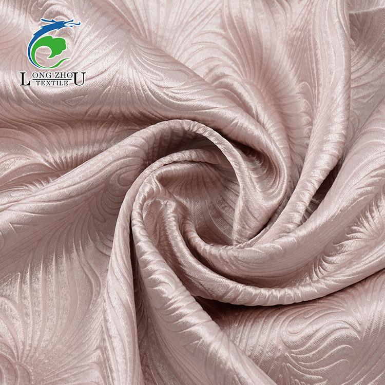 False Twist Satin Fabric Emboss Fabric