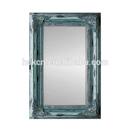 Artistic hand carved Rectangle Shape and Full length dressing Framed Mirrors,Bath Mirrors Type wall mirror
