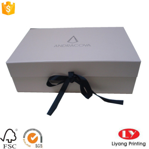 Fashion cardboard folding box garment packaging