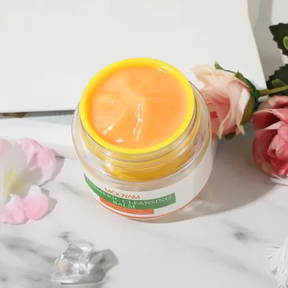 Organic Turmeric Face Cleansing Balm - Moisturizing Oil-Control Tumeric Makeup Remover Balm