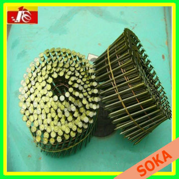 pallet coil nails/clavos