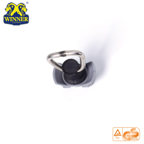 Plastic Base Single Stud Fitting With SS D Ring For Cargo