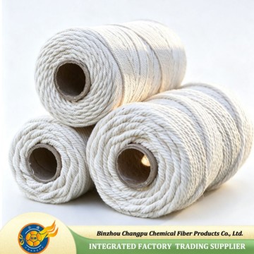 Uniform Twist Undyed Craft Textile Cotton Rope