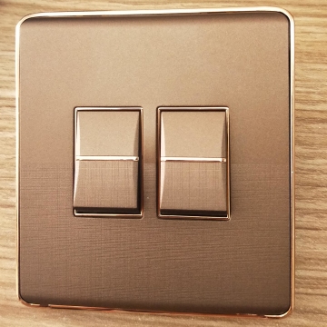 Bangladesh Wall Gang Switch SKD Packing 2+2