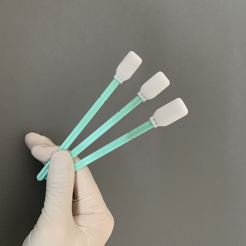 Mfs712 Polyurethane Foam Swab พร้อมด้ามจับโพลีโพรพีลีน คุณภาพสูง Mfs