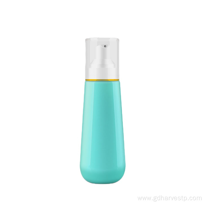 High Quality Empty Plastic Green Lotion Pump Bottle