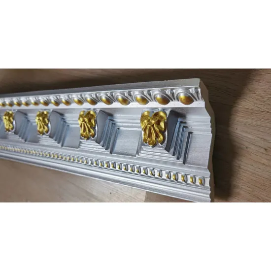 Silver Modern Moulding Cornice Design for Ceilings