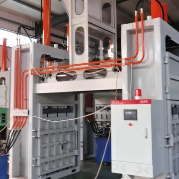 Waste Cotton Double Box Hydraulic Vertical Baler for Sale