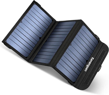 Compact 20W draagbaar zonnepaneel voor 7-daagse buitenreizen, met een gewicht van 1 kg