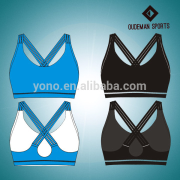 Custom Blank Plain Sport Bra Pure Color Tight Women's Sexy Sports Bra