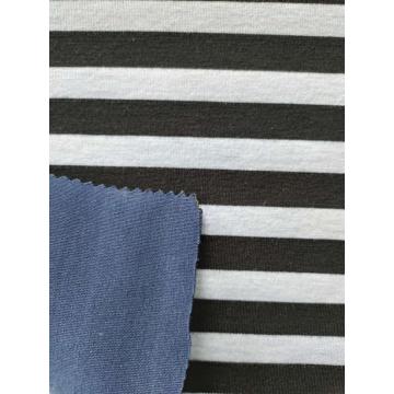 Poly Rayon Span Y/D Stripe Bonded Jersey