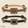 Elegant Carved Belt for Bohemian Style
