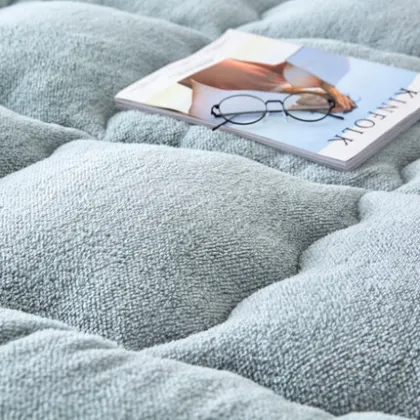 Sleepwell Down Cashmere Feather Quilted Mattress Bed Topper