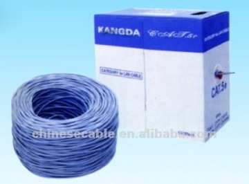 High Quality 24AWG Bare Copper 100MHz Cat5e UTP Cable Manufacturer